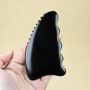 Natural Bian Stone Gua Sha Face Lift Aura Body Massage Tool Scraping Tool SPA - Picture 1 of 7