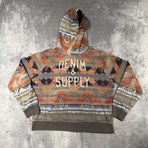 Felpa con cappuccio Denim & Supply Ralph Lauren da uomo taglia XL Aztec Southwest - Foto 1 di 9