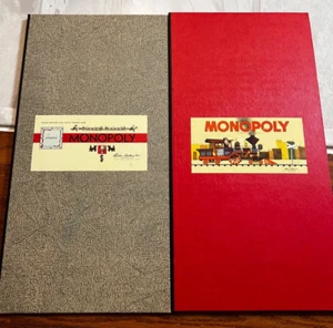 3 Monopoly  Game  Vintage  1936  Wooden  Pieces  Parker  Bros. - Picture 1 of 20