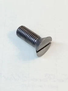 3/4-10 X 2" Slotted Flat Countersunk Cap Machine Screw Bolt Plain Steel (10 pcs) - Picture 1 of 4
