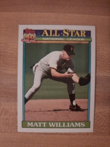 Matt Williams 1991 Topps 40 All-star #399