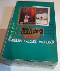 1990-91 Skybox Basketball Series 2 Sealed Box Michael Jordan - Factory Sealed - Picture 1 of 7