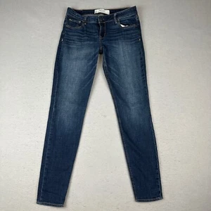 Abercrombie Fitch Jeans Womens 4R Blue  The A & F Jegging Skinny Faded Preppy - Picture 1 of 15