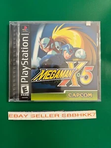 Mega Man X5 PS1 Factory Sealed 100% MINT FLAWESS SHINNY PLASTIC FILM CONTITION - Picture 1 of 3