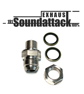 Dash10/AN10 7/8 - 14UNF Schottverschraubung Schottwandverbinder Stahl Dichtringe - Bild 1 von 4