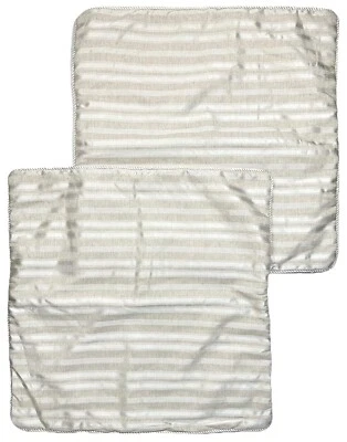 Waterford Euro Pillow Shams Set Sateen Jacquard Damask Luxury Elegant - Image 1 of 4