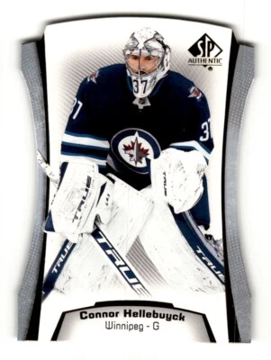 2021-22 SP Authentic Die Cuts Connor Hellebuyck #DC-13 - Image 1 of 2