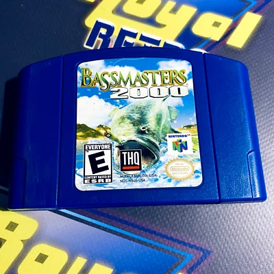 Cartucho auténtico BASS Masters 2000 AZUL (Nintendo 64, 1999) solo probado Foto 1 de 4