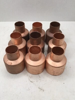 Nibco 6002 2x1 Reducer F x C 2" x 1" Copper *Lot of (9)* - Image 1 of 3