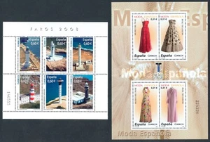 ESPAÑA - AÑO 2008 - 2 HOJAS BLOQUE - EDIFIL 4430** - 4441** - MNH - Imagen 1 de 3
