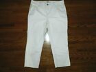 Womens Bass Off White Jeans Pants Size 16