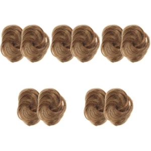 5 Pack Perücke Stirnband Haar Hochsteckfrisur Brötchen Haarschmuck Damen - Bild 1 von 12