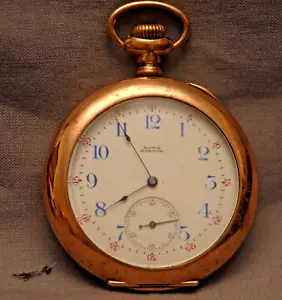 Reloj Bolsillo Long's Boston AAW Co WALTHAM Cara Abierta FUNCIONA LIMPIO LIMPIO - Imagen 1 de 7