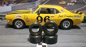 "XPG" URETHANE SLOT CAR TIRES 2pr set PGT-21103XD & PGT-20104 fits Pioneer - Picture 1 of 3