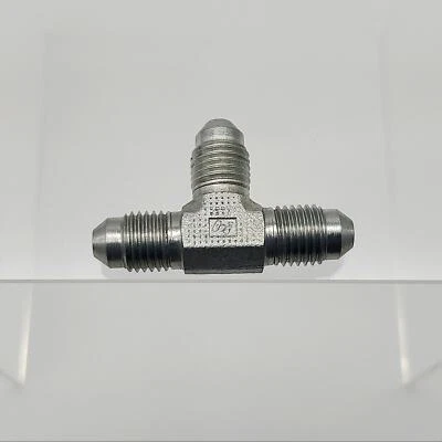 Brennan 2603-04-04-04 Male Union Tee Tube Fitting 1/4" JIC Steel - Image 1 of 4