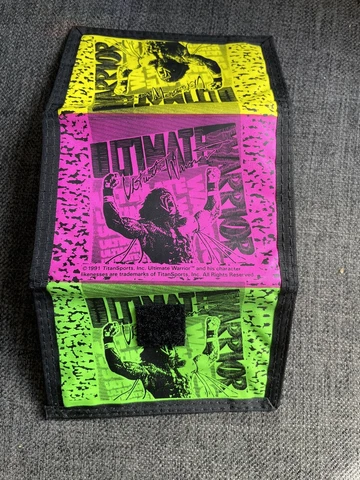 Vintage Deadstock 1991 WWF Ultimate Warrior Wallet NEW wrestling wwe Cover