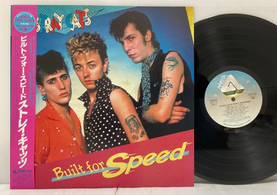 Stray Cats – Built For Speed LP 1982 Japan Arista Rockabilly Brian Setzer - Image 1 of 2