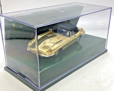 1:43 Jaguar E-Type Soft Top Gold-Plated. 02802 Corgi Limited Edition. - Image 1 of 4