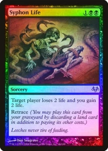 Syphon Life FOIL Eventide NM Black Uncommon MAGIC THE GATHERING - Imagen 1 de 1