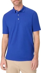 Hanes Men's Short Sleeve X-Temp Performance Polo Medium, Deep Royal  - Picture 1 of 6
