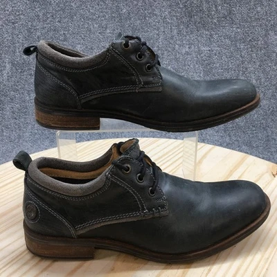 Steve Madden Shoes Mens 8.5D Narrate Oxford Blue Leather Lace Up Casual NARRO1M1 - Image 1 of 4