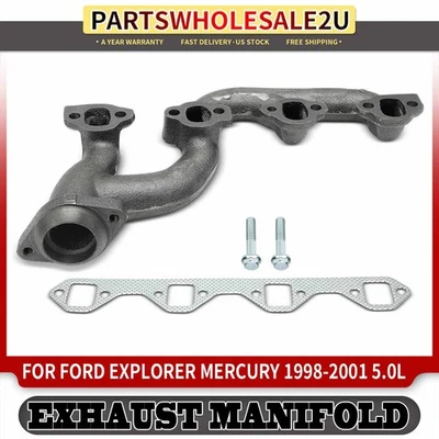Driver Exhaust Manifold Kit for Ford Explorer Mercury 1998 1999 2000 2001 5.0L - Image 1 of 4