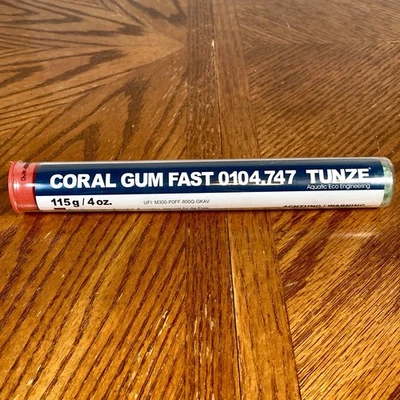 Tunze ~ Coral Gum Fast 0104.747 ~ 115 g / 4 oz ~ Masilla epoxi de dos componentes Foto 1 de 4