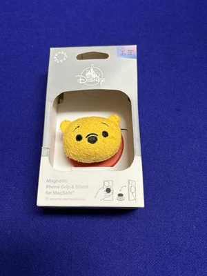 2025 Disney Parks Popsockets Winnie the Pooh Plush Face Grip & Stand for Magsafe - Image 1 of 4