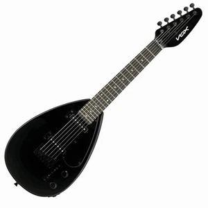 VOX Mini Electric Guitar MK3 MINI SLBK Solid Black Solid Black with gig bag - Picture 1 of 2