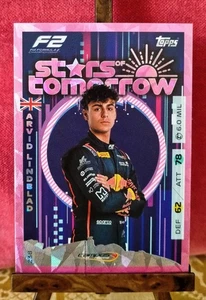 Topps F1 2025 Turbo Attax - Arvid Lindblad Stars Of Tomorrow Rosa Parallelo #328 - Picture 1 of 2