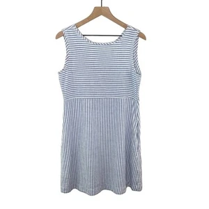Eileen Fisher Women’s Hemp/Organic Cotton Striped Dress Size XS EUC - Foto 1 di 8