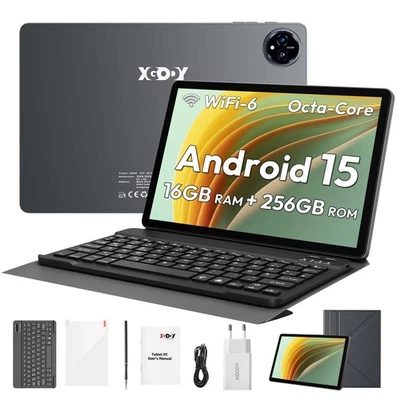 Neu 11" Tablet Android 15 16GB RAM 256GB ROM 8000mAh WlFl6 Tab Octa Core 2K 13MP - Bild 1 von 4