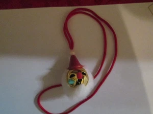 Weihnachtsglocke Halskette Satinkordel - Bild 1 von 3