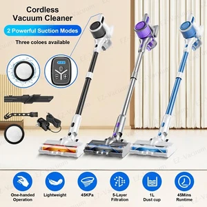 Honki 45KPa Cordless Stick Vacuum Cleaner 45Mins Lightweight Vacuum Cleaner - Picture 1 of 23