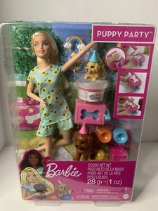 Barbie Welpenparty und Spielset blond brandneu neu im Karton versiegelt!! - Bild 1 von 3