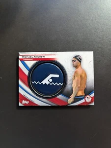 2021 2020 Topps U.S.A Olympics /50 Memorabilia Michael Andrew USAM-MA - Picture 1 of 4
