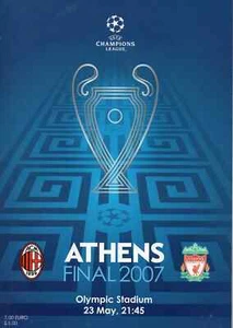 2007 Champions League Final AC Milan v Liverpool Football Programme - Imagen 1 de 1