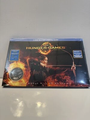 The Hunger Games Blu-Ray Walmart Exclusive Movie with Mocking Jay Pendant New - Image 1 of 4