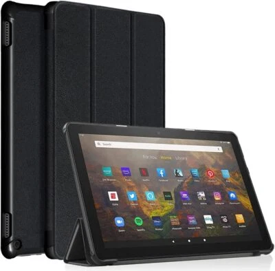 For Amazon Kindle Fire HD 7 8 10 Smart Magnetic Leather Case Folding Stand Cover - Image 1 of 4