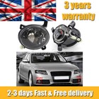 Pair Left Right Bumper Fog Lights Lamps For Audi A4 A6 Q5 8T0941699B 8T0941700B