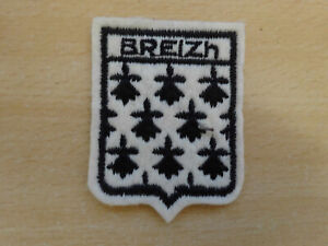 Ecusson brodé France BREIZH (vintage années 70) (Embroidered patch)