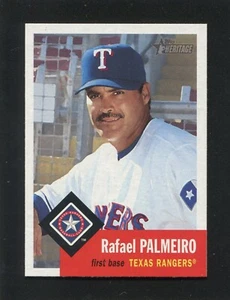 #368 RAFAEL PALMEIRO, Rangers - 2002 Topps Heritage: NM-MT 970011 - Picture 1 of 3