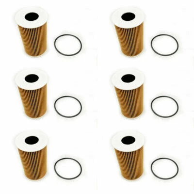 6Pcs Oil Filter For Porsche 911 997 Boxster Cayman Cayenne V8 03-06 99610722553 Foto 1 de 3