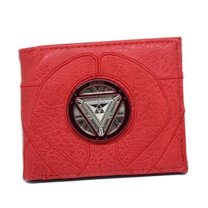 IRONMAN LOGO metal Bi fold Wallet Mens unisex - Picture 1 of 2