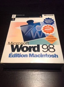 MICROSOFT WORD 98 macintosh edition french version - Picture 1 of 4
