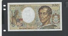 Billet 200 Francs MONTESQUIEU 1985 TTB Fay 70-05 N° H.027