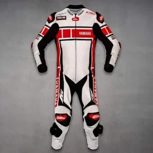 Yamaha Motorbike Racing Suit Cowhide Leather Motorcycle Riding Suit For Men - Bild 1 von 8