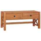 Desk with 2 Drawers Recycled Teak Wood Writing Study Work Console Table vidaXL