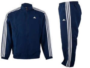 men blue adidas tracksuit