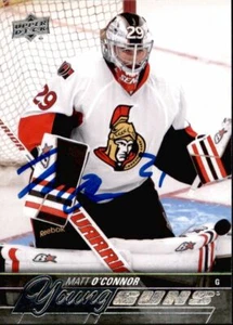 Matt O'connor Signed 15/16 Upper Deck Young Guns Rookie Rc card Ottawa Senators - Picture 1 of 2